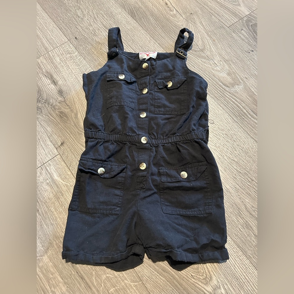 Chillipop Blue Girls Overalls Size 10/12